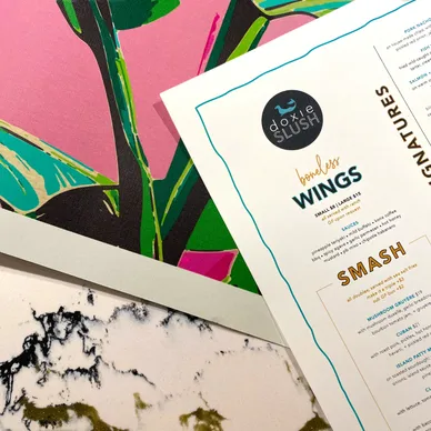 Partial menu